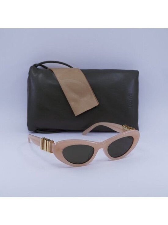 Loewe LW40156U 72E Cat Eye Sunglasses – Pink\\Brown main image 9